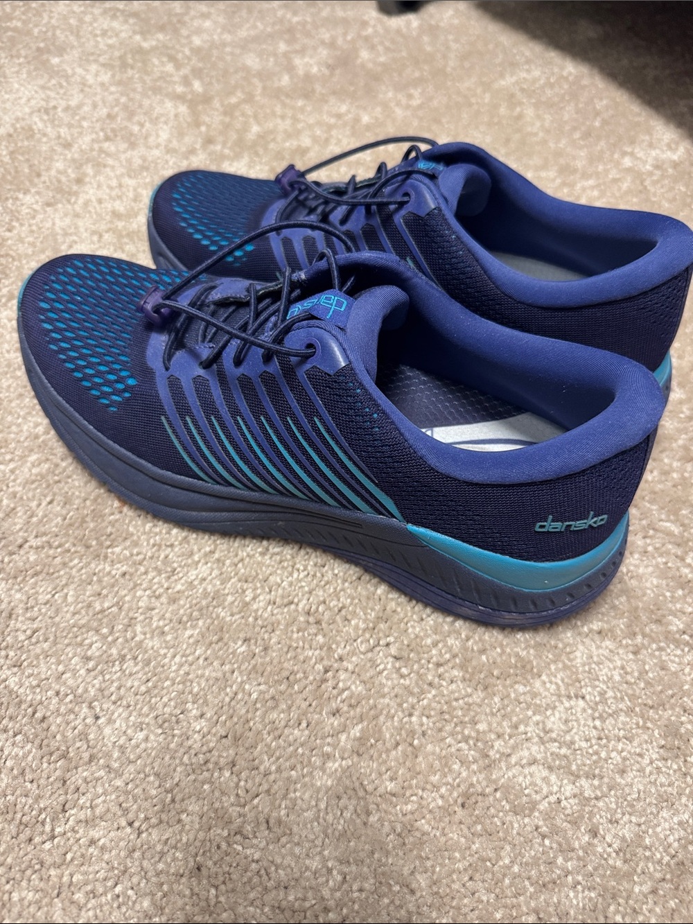 Dansko Women’s Navy and Teal Athletic Sneakers
